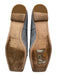 Alexander Wang Shoe Size 37.5 Light Blue Leather Square Toe Denim Print Flats Light Blue / 37.5