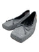 Alexander Wang Shoe Size 37.5 Light Blue Leather Square Toe Denim Print Flats Light Blue / 37.5