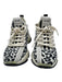 Steve Madden Shoe Size 8.5 Beige & Black Synthetic Knit Lace Up Sneakers Beige & Black / 8.5