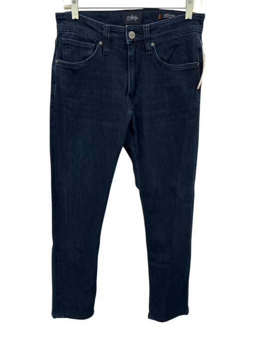 34 Heritage Size 30 Dark Wash Cotton Blend Solid Skinny Jean Men's Pants Dark Wash / 30