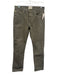 Sid Mashburn Size 31 Green Cotton Solid Khaki Heavy Cotton Men's Pants Green / 31