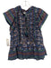 Sea New York Size S Burgundy, Green & Blue Cotton Short Sleeve Abstract Top Burgundy, Green & Blue / S