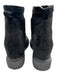 Steve Madden Shoe Size 7.5 Black Suede Round Toe Rubber Sole Platform Booties Black / 7.5