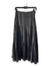 CK Bradley Size XS Black & Gold Cotton Blend Side Zip Geometric Tiered Skirt Black & Gold / XS