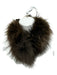 Adrienne Landau Brown & Black Raccoon Clip Headband Brown & Black