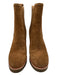 Veronica Beard Shoe Size 8 Tan Brown Suede round toe Wedge Rubber Sole Booties Tan Brown / 8