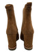 Veronica Beard Shoe Size 8 Tan Brown Suede round toe Wedge Rubber Sole Booties Tan Brown / 8