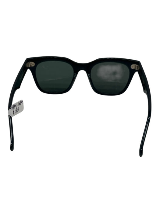 Raen Black Acetate Polarized Sunglasses Black