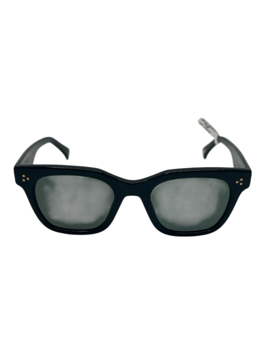 Raen Black Acetate Polarized Sunglasses Black