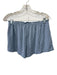 Lake Size XS Baby Blue Short Sleeve Button Down Shorts 2 Piece Pajamas Baby Blue / XS