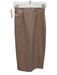 Brochu Walker Size XS Beige Pink PU Leather Side Zip Pencil Front Slit Skirt Beige Pink / XS