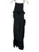 Cinq a Sept Size 4 Black Polyamide Flounce Gathered Side High Square Neck Dress Black / 4