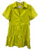 Brochu Walker Size XS Chartreuse Green Polyester Blend Button Down Dress Chartreuse Green / XS