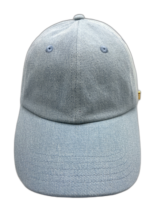 Chord Light blue & brown Cotton & Leather Denim Adjustable Baseball Hat Light blue & brown / One Size