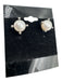 David Yurman Silver & Pearl Pearl Pave Diamonds Cable Post Back Studs Earrings Silver & Pearl