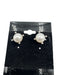 David Yurman Silver & Pearl Pearl Pave Diamonds Cable Post Back Studs Earrings Silver & Pearl