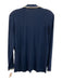 Eberjey Size XS Navy Blue & White Tencel Long Sleeve Contrast Stitch Pant Set Navy Blue & White / XS