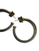 David Yurman Silver & Gold 925 Silver 18K Gold Twist Open Hoop Earrings Silver & Gold