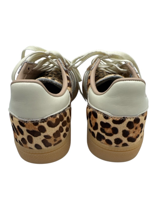 Adidas Shoe Size 6.5 Beige & Cream Leather Pony Hair Low Top Sneakers Beige & Cream / 6.5