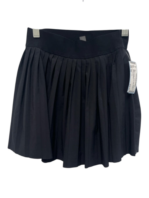 Beyond Yoga Size XS Black Synthetic Elastic Waist Pleated Athletic Skort Black / XS