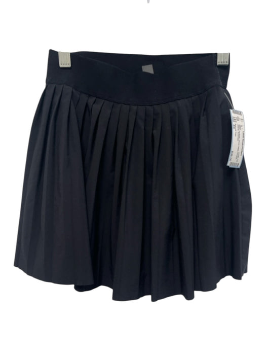 Beyond Yoga Size XS Black Synthetic Elastic Waist Pleated Athletic Skort Black / XS