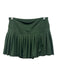 Goldhinge Size XS/S Green Synthetic Pleated Elastic Waist Athletic Skort Green / XS/S