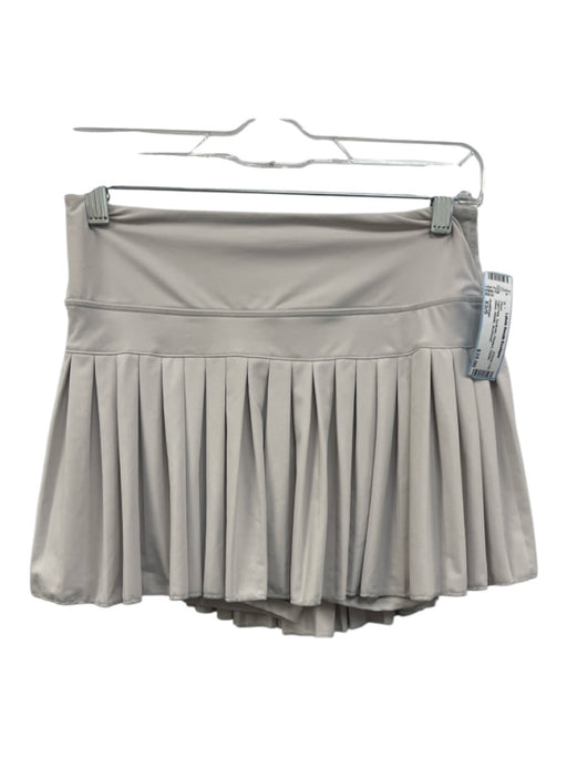Goldhinge Size XS/S Light Pink Synthetic Pleated Elastic Waist Athletic Skort Light Pink / XS/S