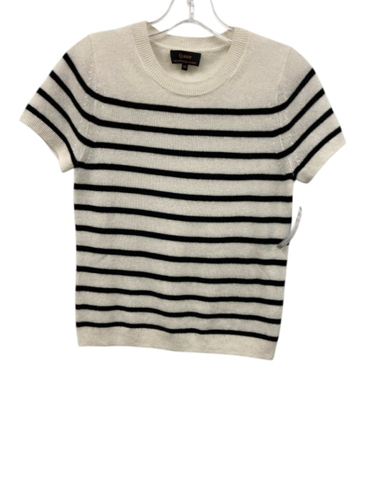 Quince Size XS Cream & Black Striped Top Cream & Black / XS