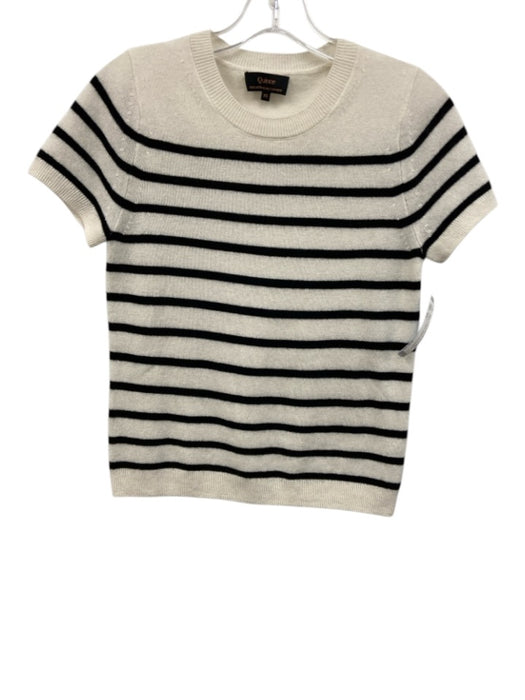 Quince Size XS Cream & Black Striped Top Cream & Black / XS