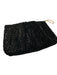 Loeffler Randall Black & Gold Sequin Twisted Chain Pleated Clutch Bag Black & Gold / Small