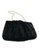 Loeffler Randall Black & Gold Sequin Twisted Chain Pleated Clutch Bag Black & Gold / Small