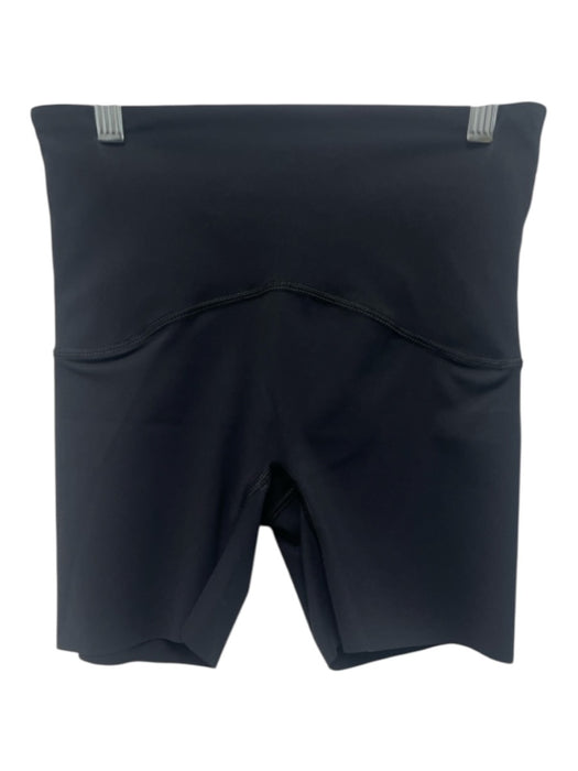 Spanx Size Small Black Stretch Waist High Rise Shorts Black / Small