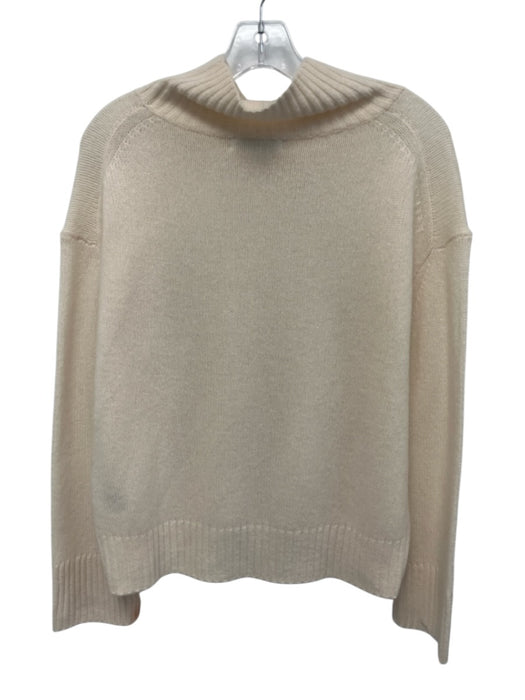 Banana Republic Size XS Cream White Cashmere Long Sleeve Ribbed Knit Sweater Cream White / XS