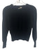 J Crew Size Small Black Cashmere Long Sleeve Ribbed Knit Sweater Black / Small