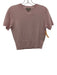 J Crew Size S Pale Pink Cashmere Short Sleeve Knit Top Pale Pink / S