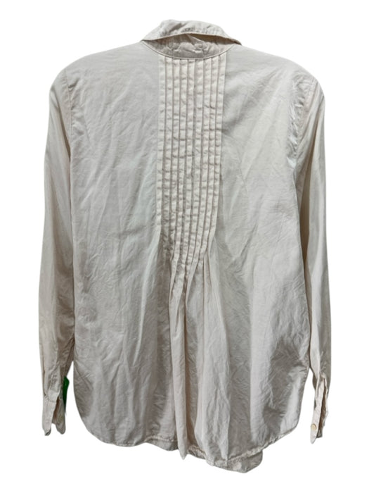 CP Shades Size S Pale Pink Long Sleeve Pintuck Buttons Blouse Top Pale Pink / S