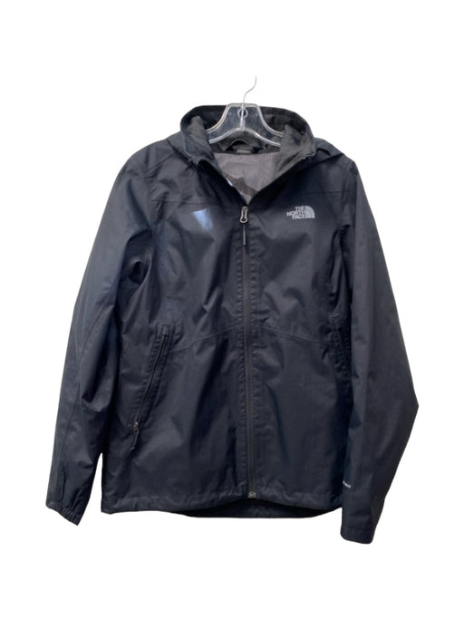 The North Face Size M Navy Polyester Hood Zip Up Zip Pockets Long Sleeve Jacket Navy / M