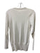 Nike Golf Size M Beige Polyester Blend V Neck Ribbed Sleeves Long Sleeve Sweater Beige / M