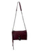 Rebecca Minkoff Red & Silver Leather Clasp Crossbody Top Zip Silver hardware Bag Red & Silver / S