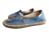 Soludos Shoe Size 6 Blue Canvas Round Toe Toe Cap Flat Espadrille Shoes Blue / 6