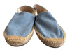 Soludos Shoe Size 6 Blue Canvas Round Toe Toe Cap Flat Espadrille Shoes Blue / 6