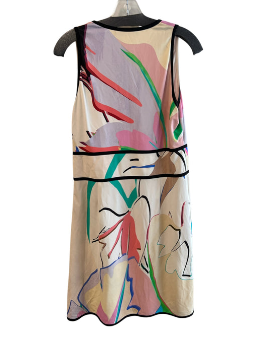 Roberto Cavalli Size 48 Multi No Fabric Tag V Neck Sleeveless Below knee Dress Multi / 48