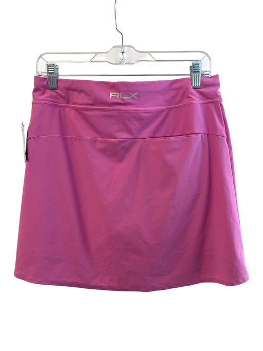 RLX Ralph Lauren Size XL Pink Nylon Elastic Waist solid color Pockets Skirt Pink / XL