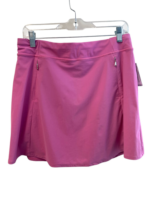 RLX Ralph Lauren Size XL Pink Nylon Elastic Waist solid color Pockets Skirt Pink / XL