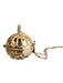 No Brand Gold Metal Ball Clasp Locket Necklace Gold