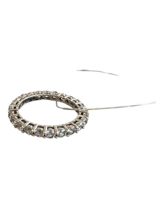 No Brand Silver Sterling Silver Studded Thin Ring Silver