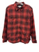 Carhartt Size L Red & Black No Fabric Tag Plaid Button Front Collared Jacket Red & Black / L
