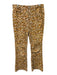 Pilcro Size 31 Yellow Multi Cotton Blend Floral Zip & Button Corduroy Pants Yellow Multi / 31