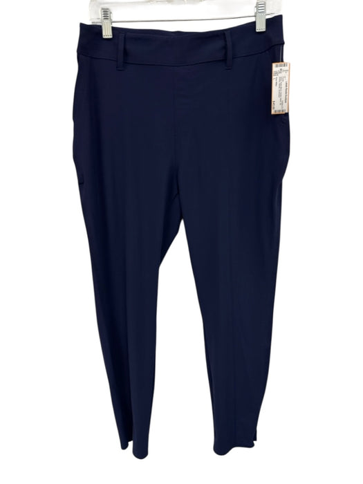 Peter Millar Size L Navy Nylon Blend Elastic Waist Zip Ankles Athletic Pants Navy / L