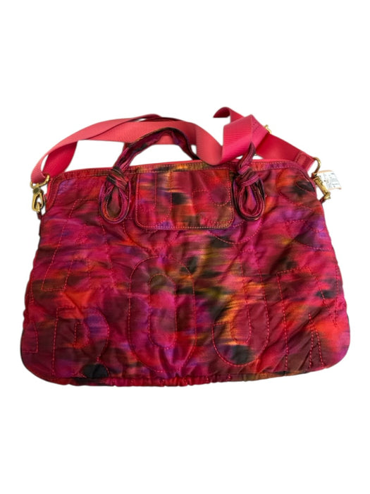 Marc By Marc Jacobs Red Multi Nylon Top Handle Quilted Laptop Bag Bag Red Multi / M